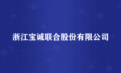 浙江寶誠聯合股份的票務代理服務 專業、高效、全方位的出行解決方案